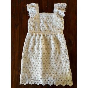 Girl's Short Flutter Sleeve Party Special Occasion Dress Size 14